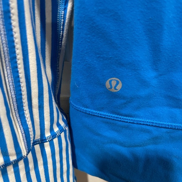 Lululemon Athletica Luon zip-up jacket size 6. This is so 🥰 cute Beautiful blue - Picture 3 of 9
